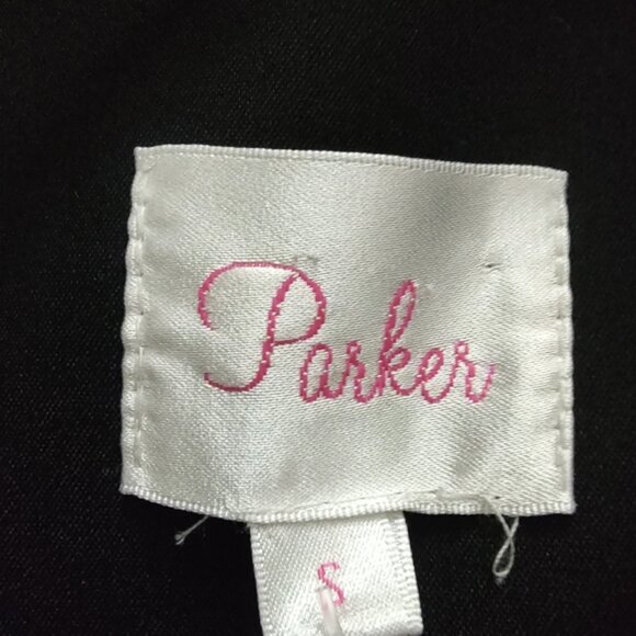 Parker little black dress panel sheath pencil dress S - Picture 5 of 6